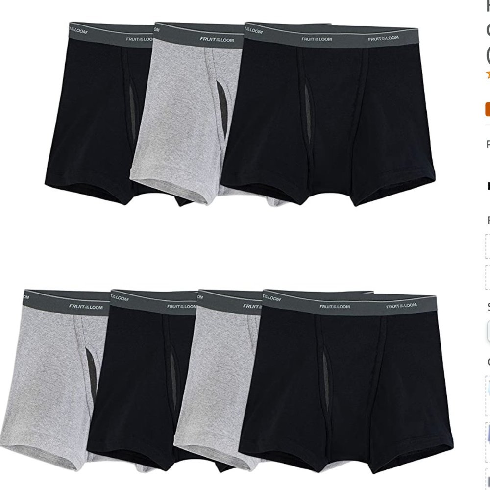 7-Packs Men's Cool zone Boxer Briefs (Assorted Colors)